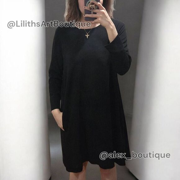H&M Dresses & Skirts - H&M Basic Boat Neck Jersey Dress(C044)-Size L for Women